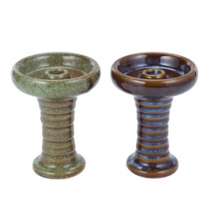 Pivot Clay Shisha Bowl with Glaze Great for All Shisha Flavors Smoking