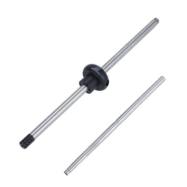 Stainless Steel Hookah Set with Everything Modern Shisha with Clear Vase - Image 4