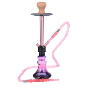 Portable Hookah Set with Everything Acrylic Hookah To Go Charcoal Holder Heat Management Device