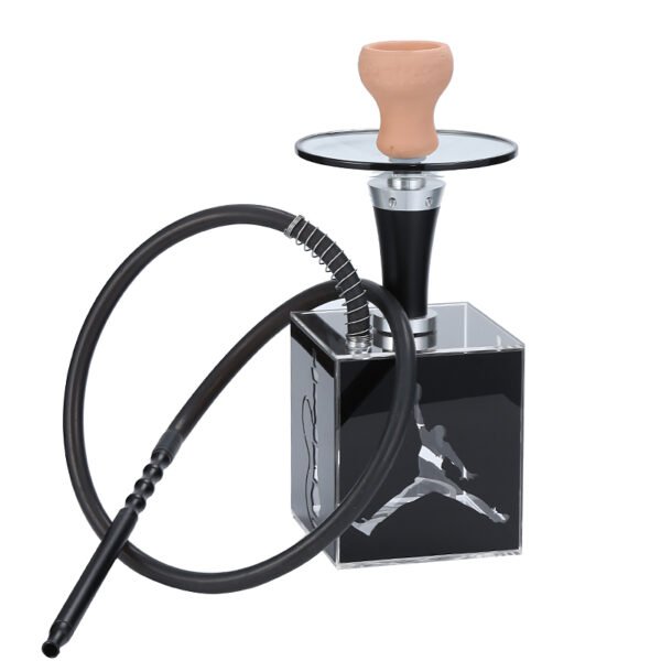 Amazon Cheap Wholesale Custom Cube Deluxe Square Travel Hookah - Image 2