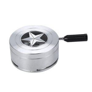 Heat Management System Charcoal Holder with Cover for Smoking Hookah Kaloud