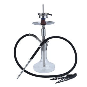Stainless Steel Hookah 1 Hose Germany Shisha Huka Russian Sheesha