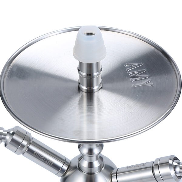 Amy Deluxe Hookah Medium Size - Stainless Steel Medium Size Shisha - Image 3