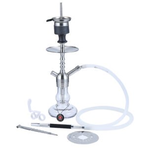 Amy Deluxe Hookah Medium Size - Stainless Steel Medium Size Shisha