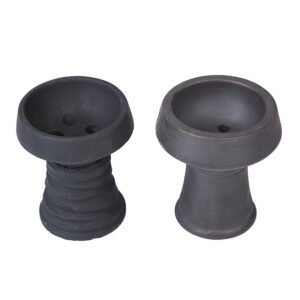 Premium Stone Black Bowl Luxury Classic Hookah Bowls for Hookah Smoking Ceramic Hookah Head