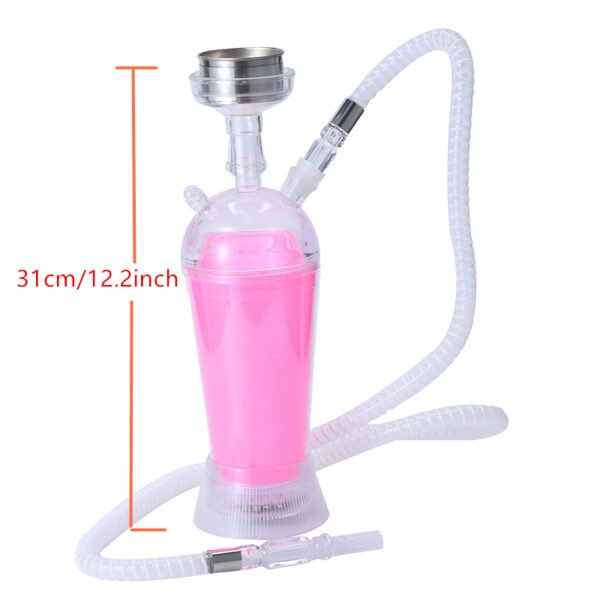 Acrylic Led Hookah Shisha Cup Hookah Portable Small Hookah Shining - Image 2
