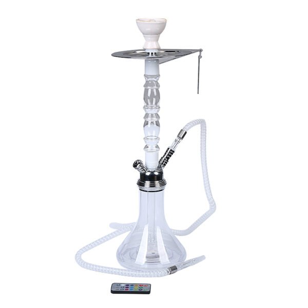 High Quality Portable Acrylic Shisha with LED Light - Image 4