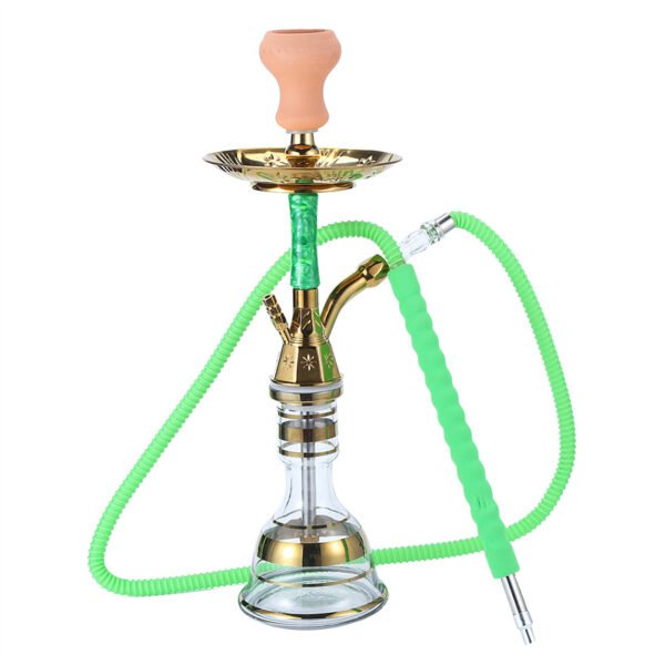 New Design Luxury Zinc Aluminium Alloy Resin Travel Hookah Shisha Egypt Hookah