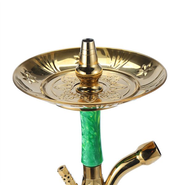 New Design Luxury Zinc Aluminium Alloy Resin Travel Hookah Shisha Egypt Hookah - Image 6